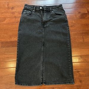 🖤Zara Black Denim Skirt
